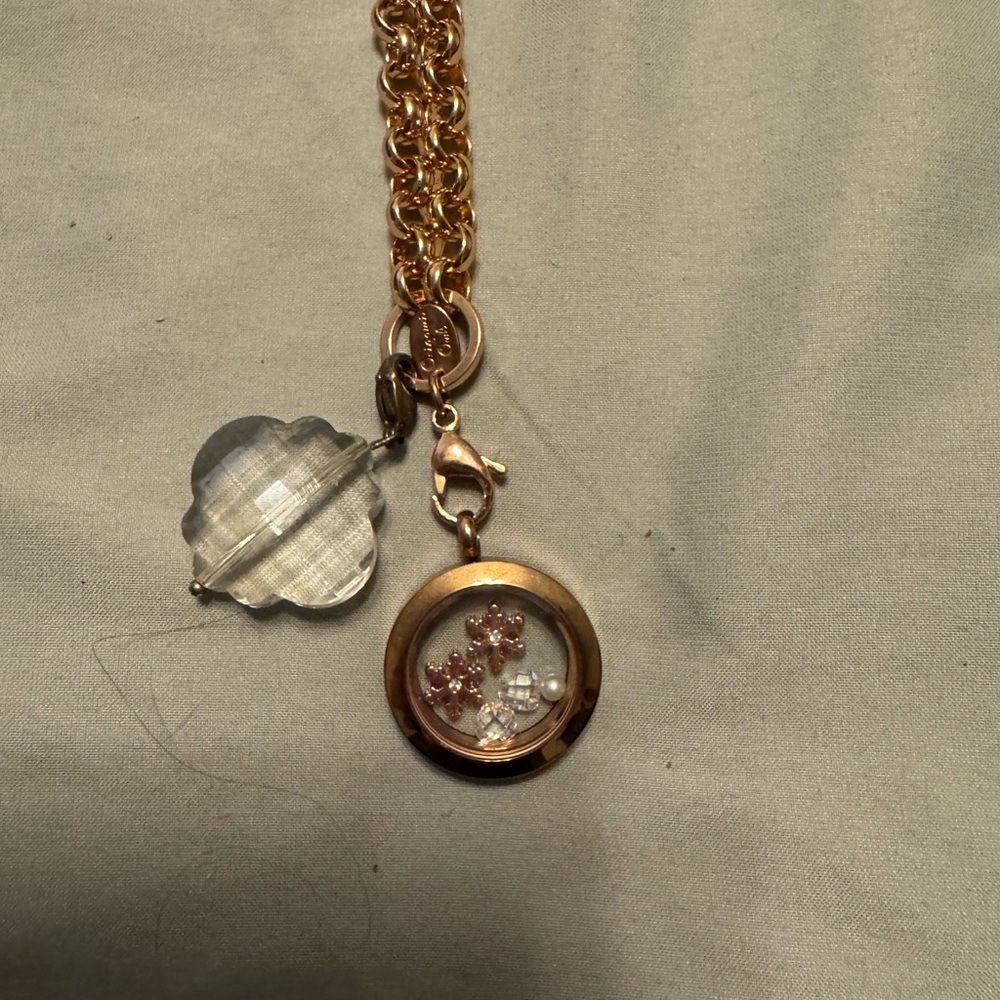 Dainty Gold and Silver Charm Necklace